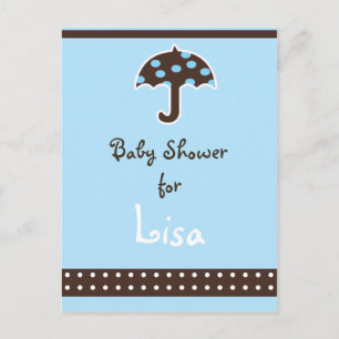 Baby shower Invitation Postcard