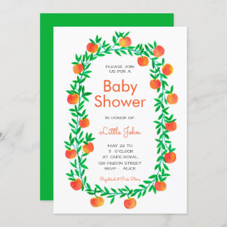 Baby Shower Invitation |  Watercolor Robin Hood