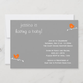 Baby Shower Invitation with Matching Envelopes