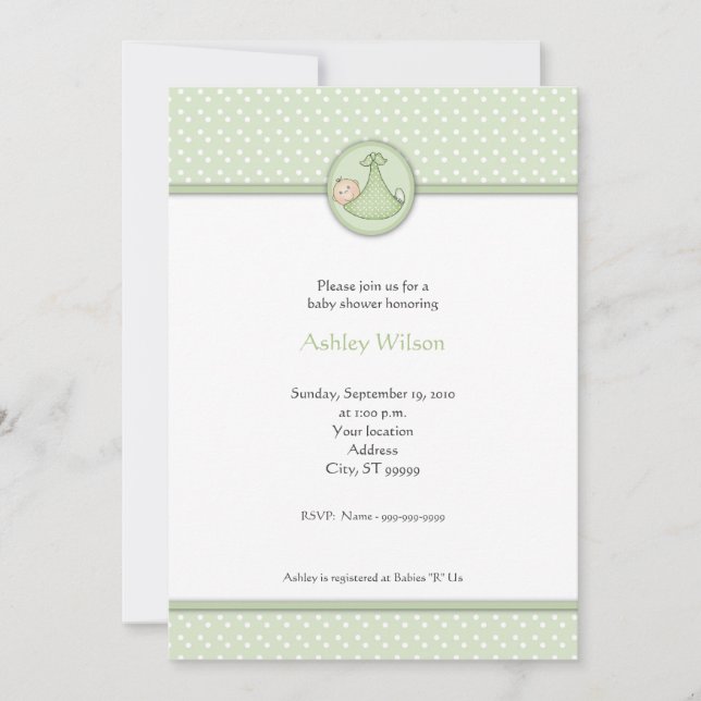 Baby Shower Invitations (Front)