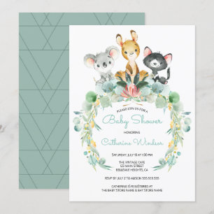 Baby Shower Invitations   Australian Jungle Babies