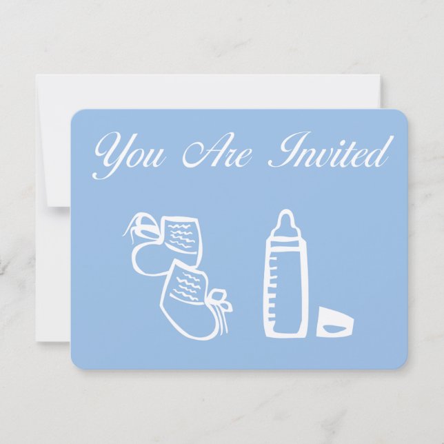 Baby Shower Invitations Boy (Front)