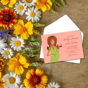Baby Shower Invitations for African American Women