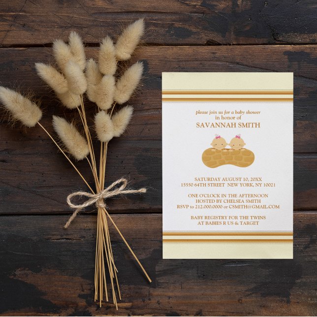 Baby Shower Invitations for Twin Girls (Creator Uploaded)