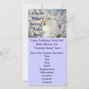 Baby Shower Invitations Guess who's Having a Boy!
