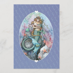 Baby Shower Invitations Mermaid and Baby
