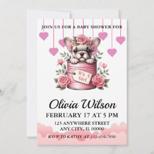 Baby Shower Invitations, Puppy Theme Invitations