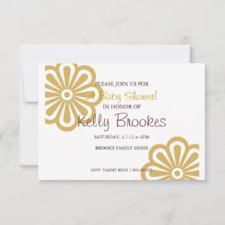 Baby Shower Invite | Flowered I |wgo