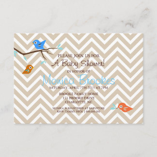 Baby Shower Invite | Little Birdie |chevgrboy