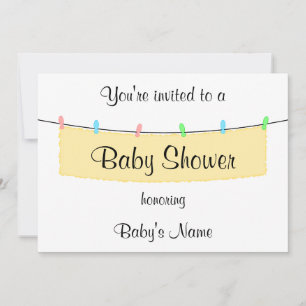 Baby Shower Invite Template