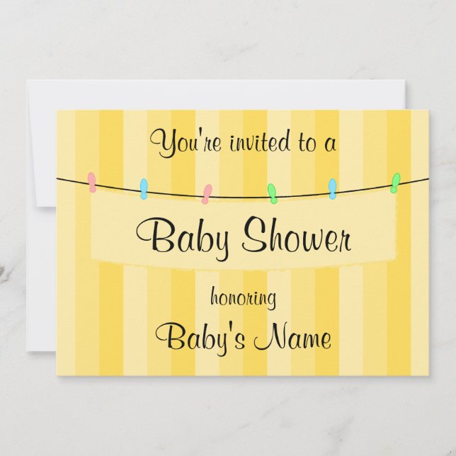 Baby Shower Invite Template (Front)