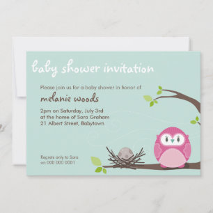 BABY SHOWER INVITES :: owl + nest 2L