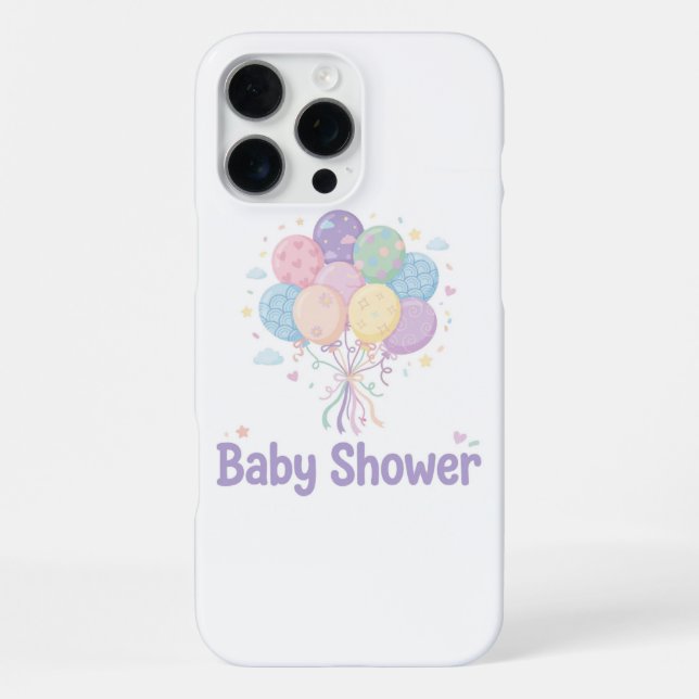 Baby Shower iPhone 16 Pro Max Case (Back)
