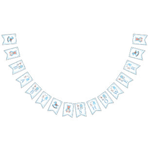 Baby Shower It's Cold Outside Blue Boy Banner