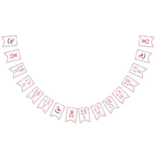 Baby Shower It's Cold Outside Pink Girl Banner