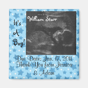 Baby Shower Jessica and Adam Magnet