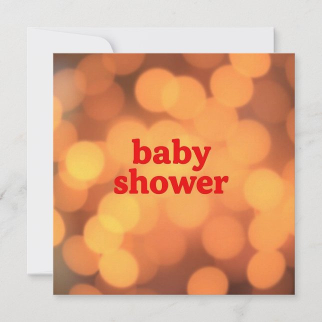 Baby Shower – Little Miracle Celebration Invitation (Front)