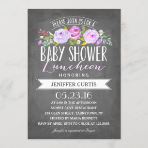 Baby Shower Luncheon   Baby Shower Invitation
