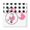 Baby Shower Magnet - Polka Dot & Pink Diaper Pin