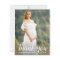 Baby Shower Modern Script Thank You Photo Card