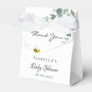 Baby shower mum to bee cute eucalyptus thank you favour box