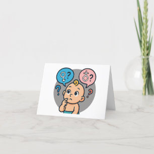 Baby shower name survey card