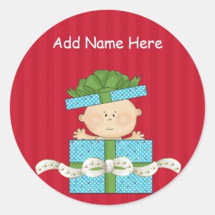 Baby Shower Name Tags with Matching Invitations