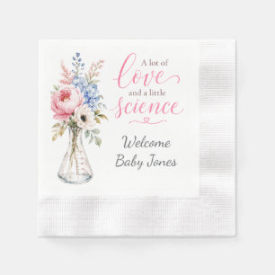 Baby Shower Napkin that Highlights IVF Journey