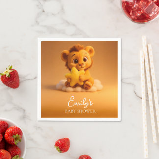 Baby Shower Napkins – Little Lion & Star