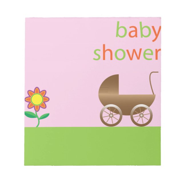 Baby shower notepad (Front)