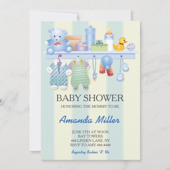 Baby Shower Nursery Invitations (Front)