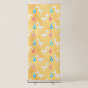 Baby Shower Or Baby Announcement Retractable Banner