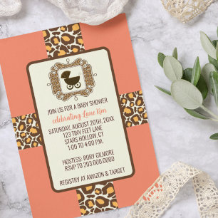 Baby Shower or Gender Reveal Party Invitations