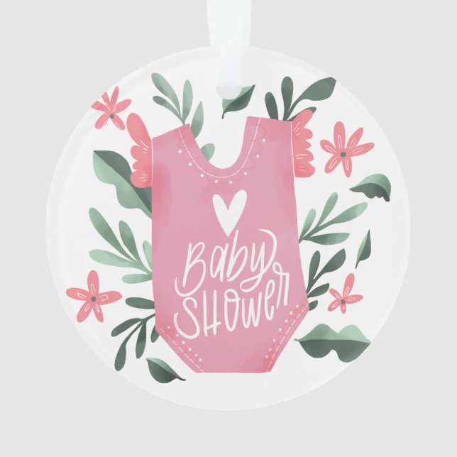 Baby shower ornament (Back)