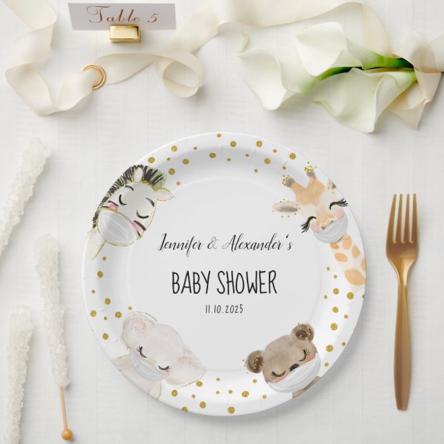 Baby Shower Paper Plate (Wedding)