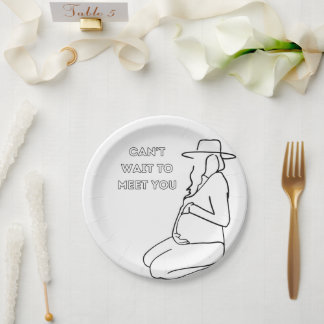 Baby Shower Paper Plate