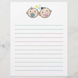 BABY SHOWER   Party Games  Letterhead