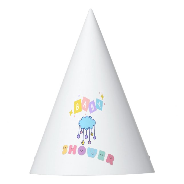 Baby Shower Party Hat (Front)