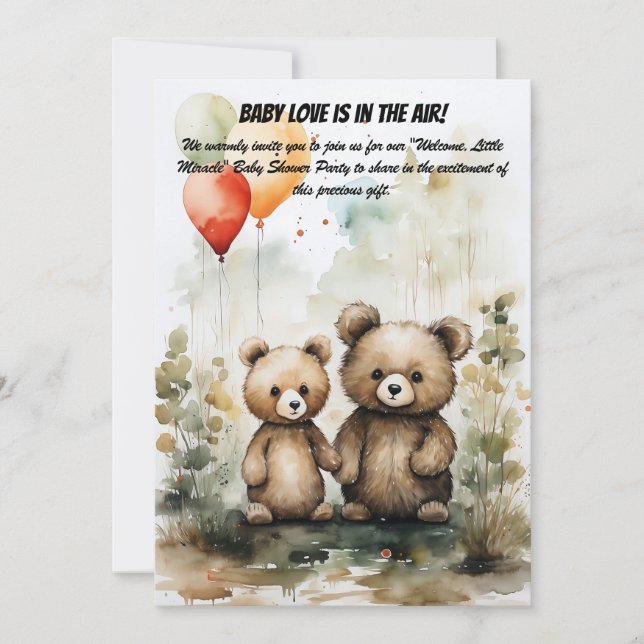 Baby Shower Party Invitation (Front)