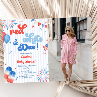 Baby Shower Party Invitation - 4th of July