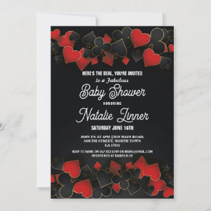 Baby Shower Party Las Vegas Casino Royale Invite