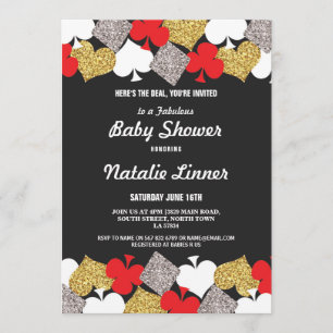 Baby Shower Party Las Vegas Casino Royale Invite