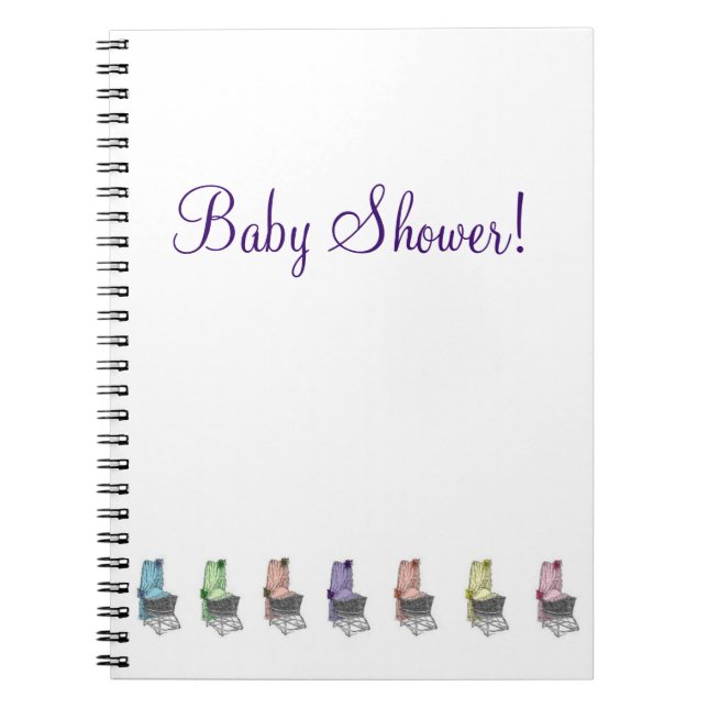 Baby Shower Party Planning Notebook (Front)