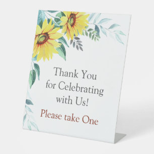 Baby shower pedestal sign