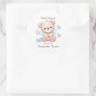 Baby Shower Personalised Sticker