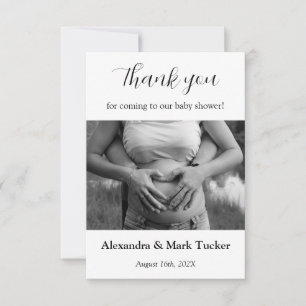 Baby shower Photo Thank You Card