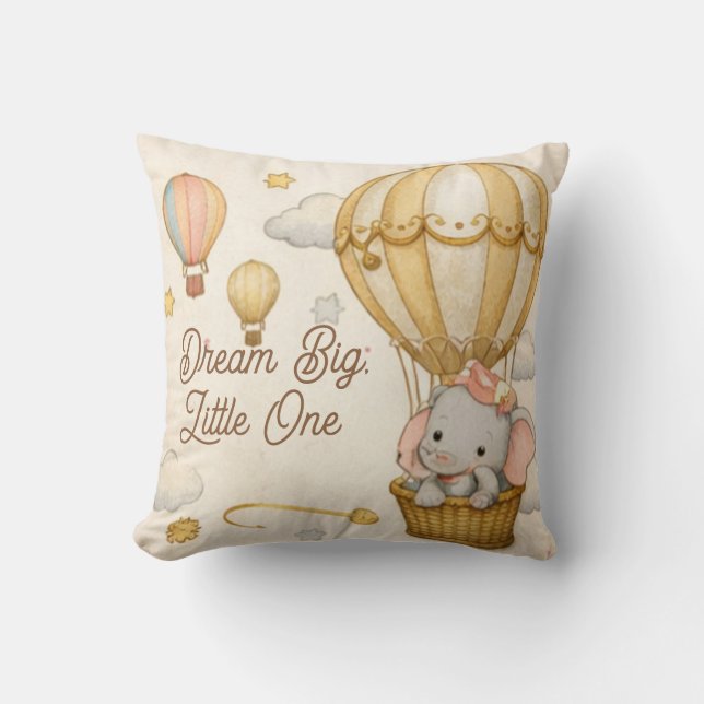 baby shower pillow | nursery decor | exploring (Front)