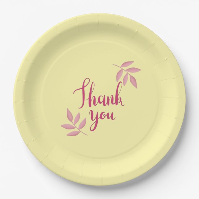 baby shower plate (Front)