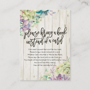 Baby Shower Please Bring a Book Instead of a Card