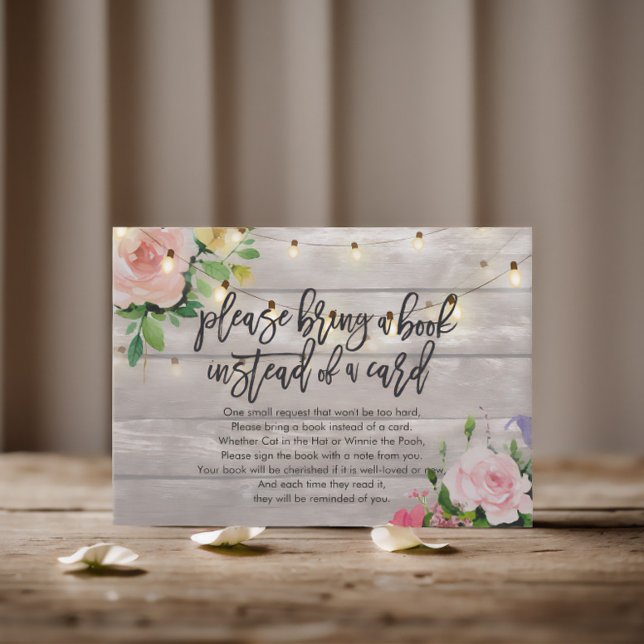 Baby Shower Please Bring a Book Instead of a Card (Creator Uploaded)